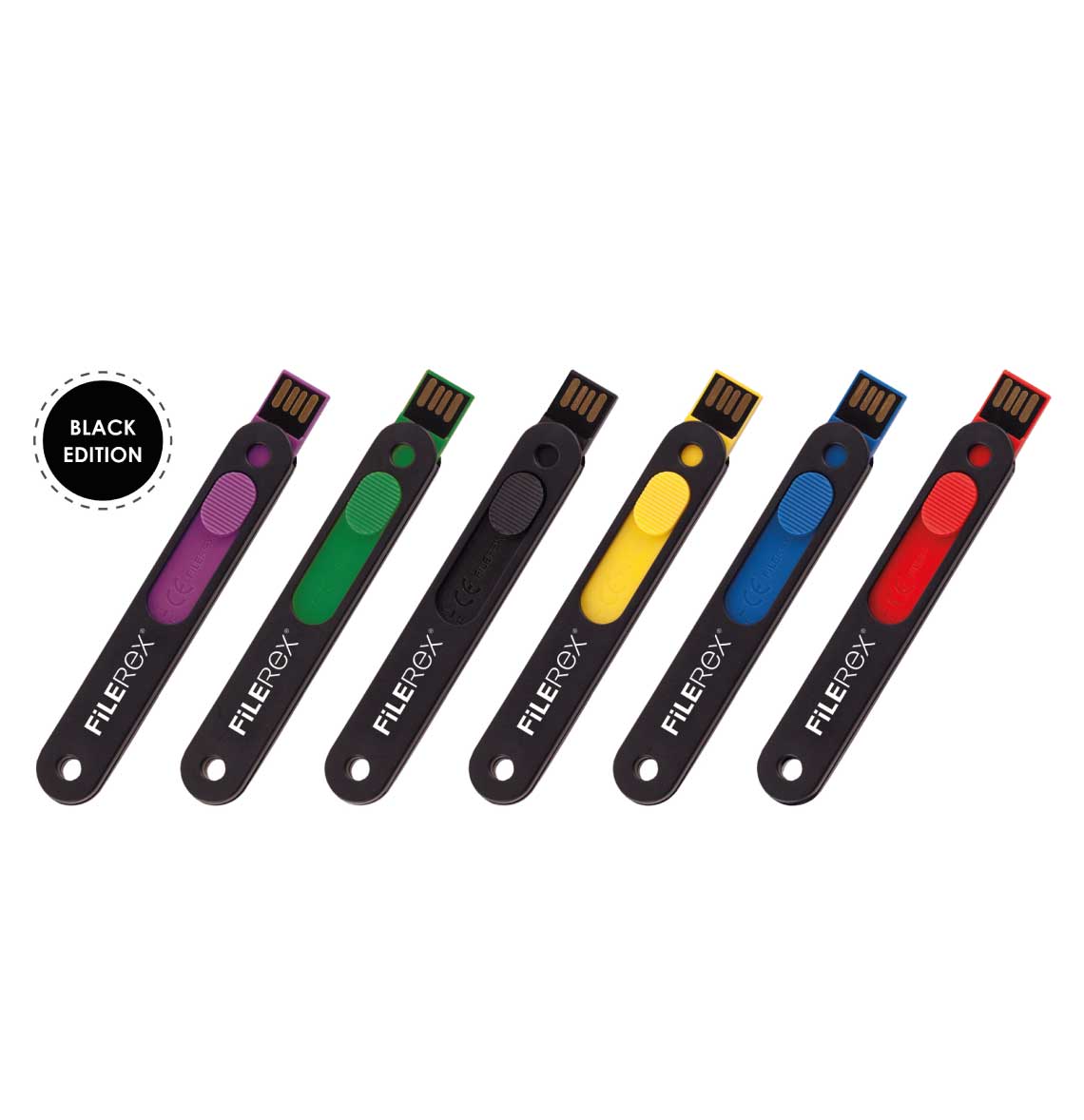 FiLEREX USB zum Abheften Sortiment Black Edition